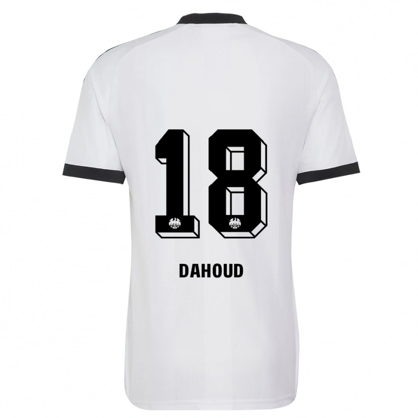 Danxen Kinder Mahmoud Dahoud #18 Schwarz Weiß Auswärtstrikot Trikot 2026/27 T-Shirt Schweiz