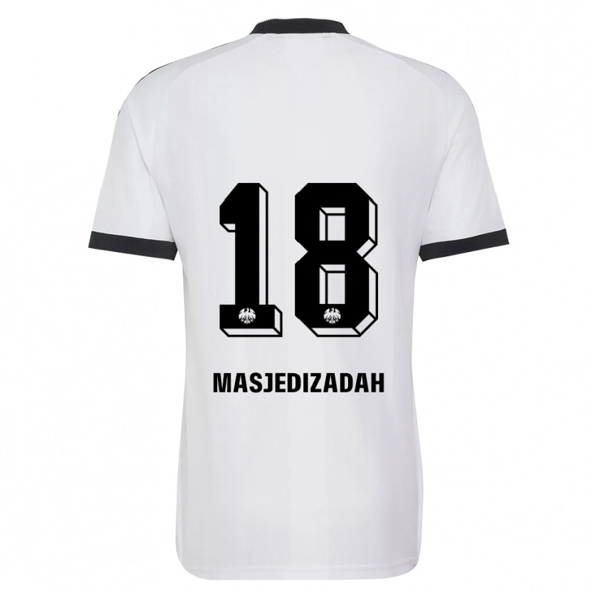 Danxen Kinder Abolfazl Masjedizadah #18 Schwarz Weiß Auswärtstrikot Trikot 2026/27 T-Shirt Schweiz