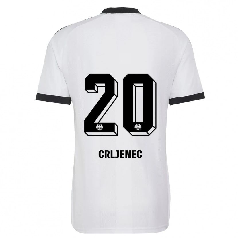 Danxen Kinder Dominik Crljenec #20 Schwarz Weiß Auswärtstrikot Trikot 2026/27 T-Shirt Schweiz