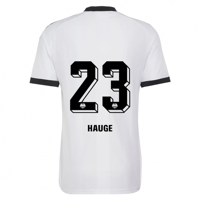 Danxen Kinder Jens Petter Hauge #23 Schwarz Weiß Auswärtstrikot Trikot 2026/27 T-Shirt Schweiz