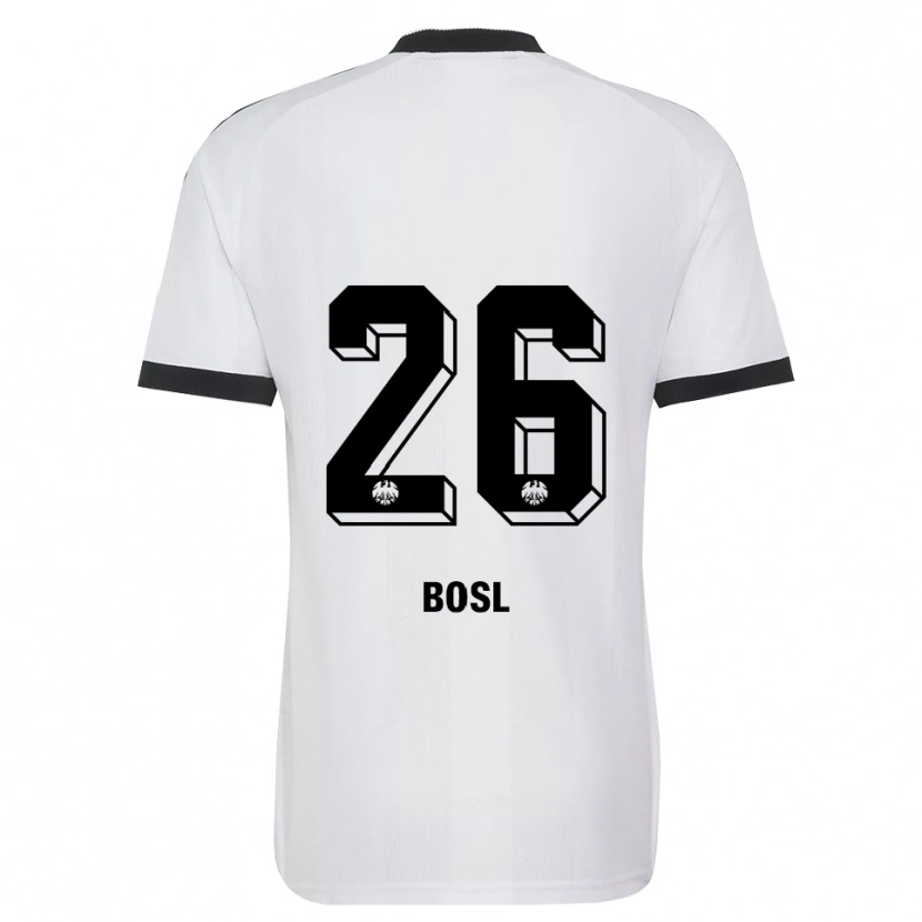 Danxen Kinder Cara Bosl #26 Schwarz Weiß Auswärtstrikot Trikot 2026/27 T-Shirt Schweiz