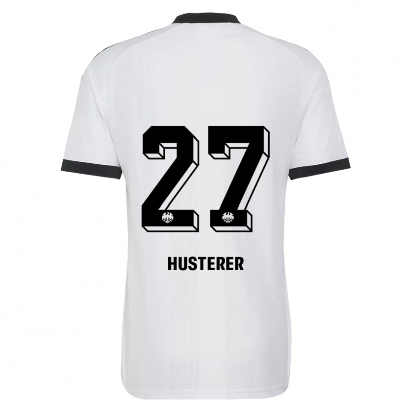 Danxen Kinder Lean Husterer #27 Schwarz Weiß Auswärtstrikot Trikot 2026/27 T-Shirt Schweiz