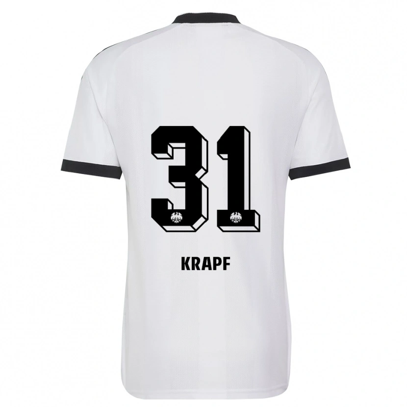 Danxen Kinder Maximilian Krapf #31 Schwarz Weiß Auswärtstrikot Trikot 2026/27 T-Shirt Schweiz