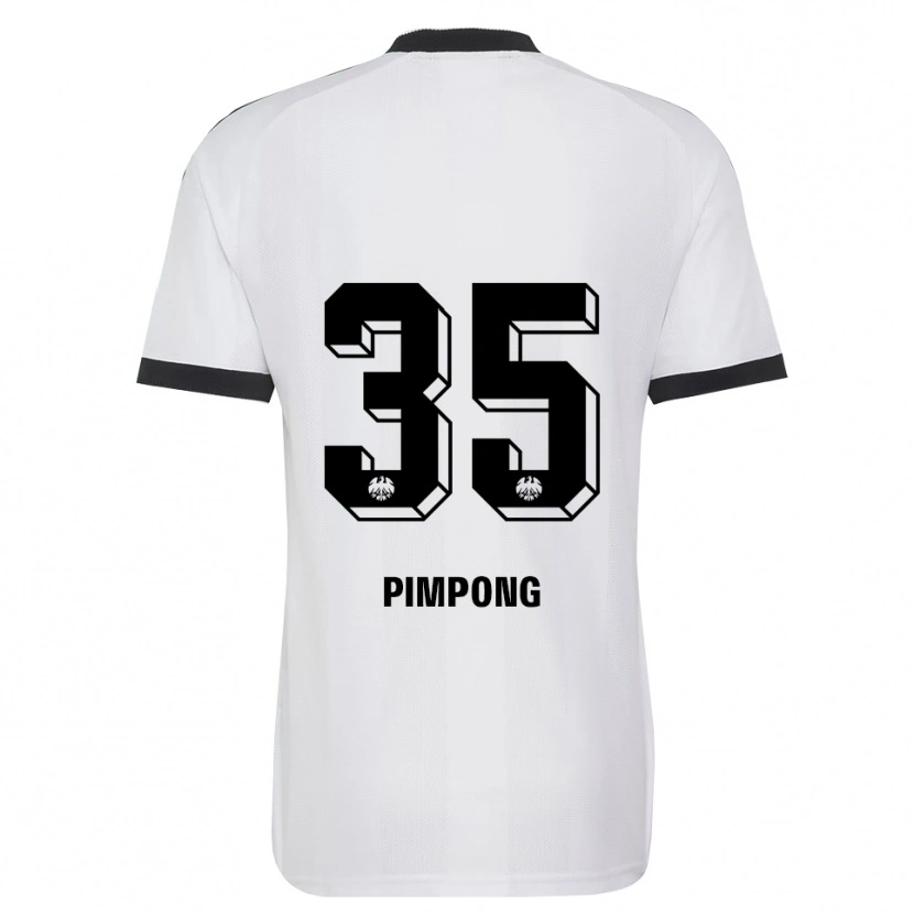 Danxen Kinder Malik Pimpong #35 Schwarz Weiß Auswärtstrikot Trikot 2026/27 T-Shirt Schweiz