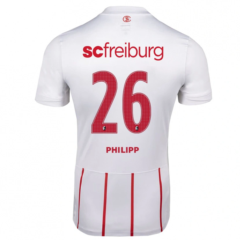 Danxen Kinder Maximilian Philipp #26 Weiß Rot Gelb Auswärtstrikot Trikot 2026/27 T-Shirt Schweiz