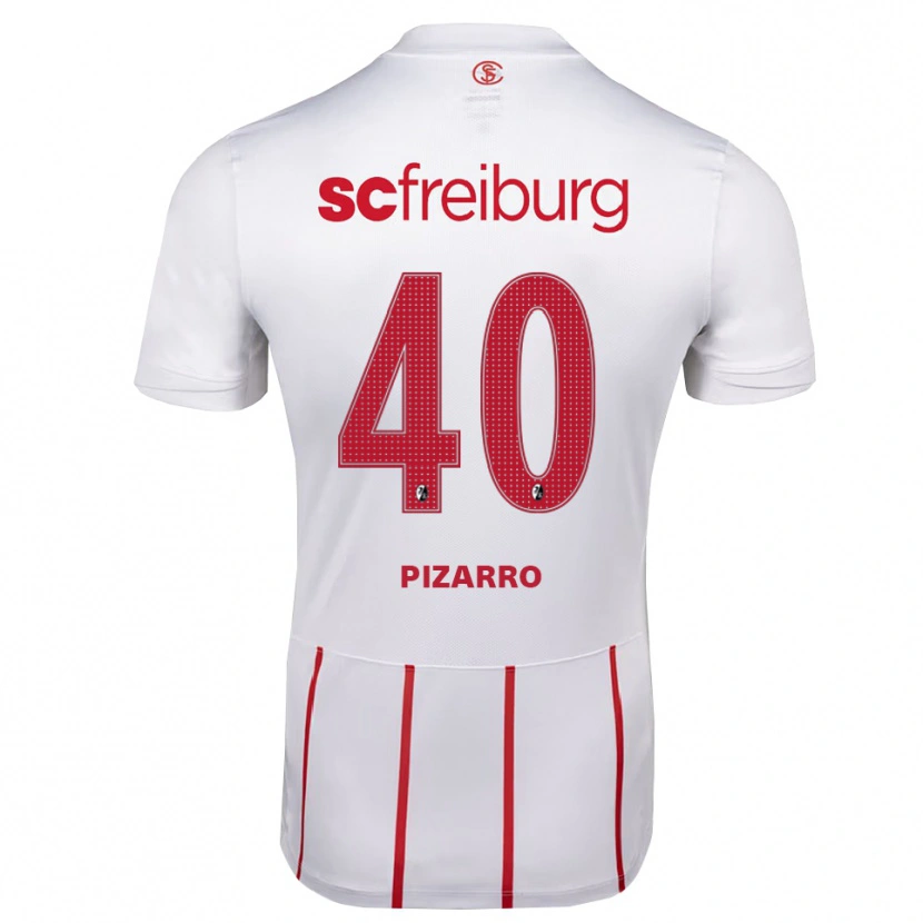 Danxen Kinder Théodore Pizarro #40 Weiß Rot Gelb Auswärtstrikot Trikot 2026/27 T-Shirt Schweiz