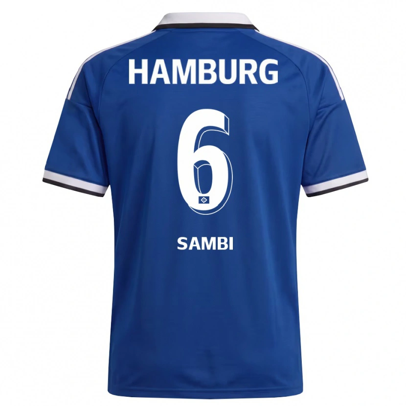 Danxen Kinder Albert Sambi Lokonga #6 Weiß Blau Auswärtstrikot Trikot 2026/27 T-Shirt Schweiz