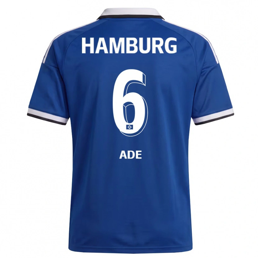Danxen Kinder Jeremy Ade #6 Weiß Blau Auswärtstrikot Trikot 2026/27 T-Shirt Schweiz