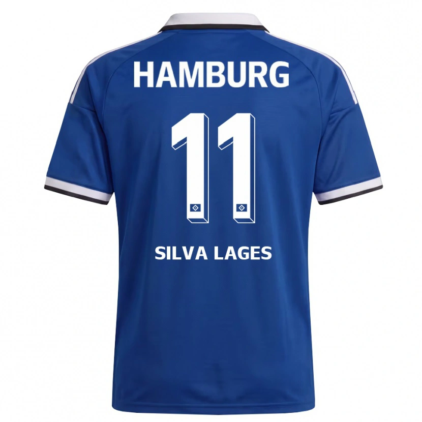 Danxen Kinder Martim Silva Lages #11 Weiß Blau Auswärtstrikot Trikot 2026/27 T-Shirt Schweiz