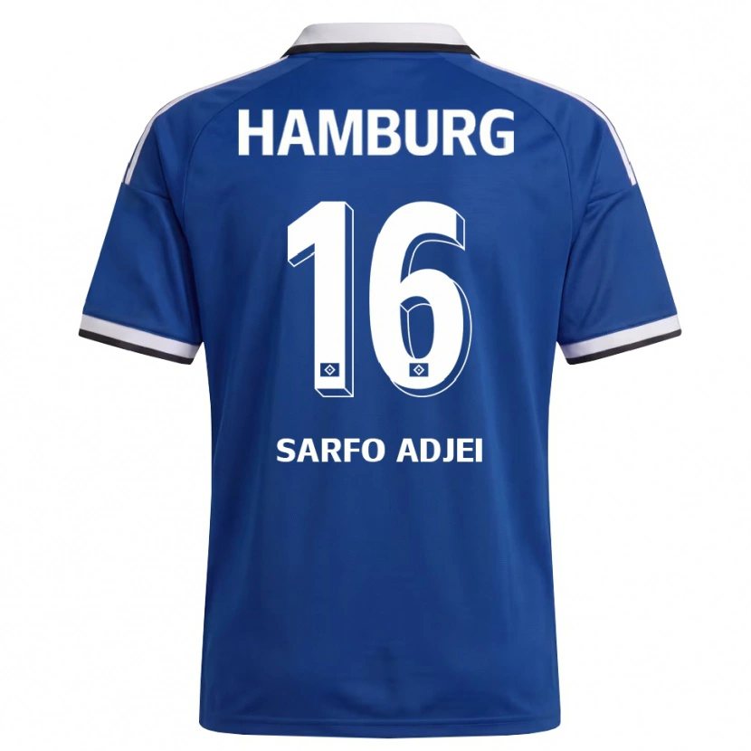 Danxen Kinder Maximilian Sarfo-Adjei #16 Weiß Blau Auswärtstrikot Trikot 2026/27 T-Shirt Schweiz