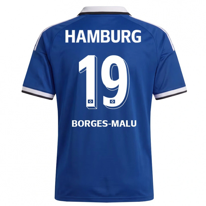 Danxen Kinder Louis Borges-Malu #19 Weiß Blau Auswärtstrikot Trikot 2026/27 T-Shirt Schweiz