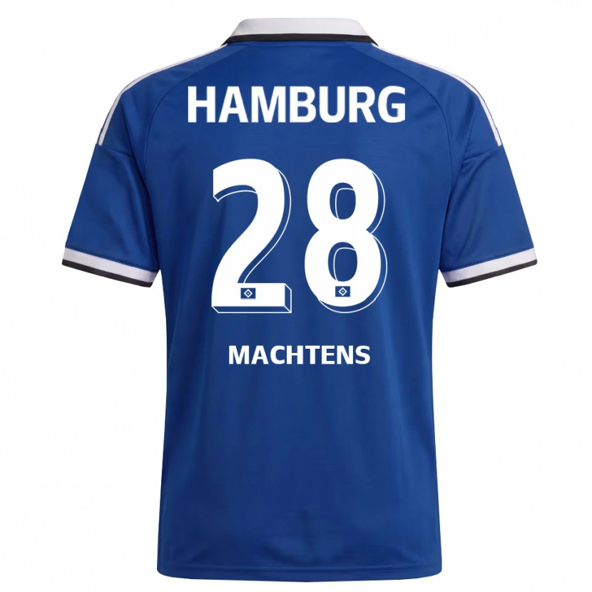 Danxen Kinder Pauline Machtens #28 Weiß Blau Auswärtstrikot Trikot 2026/27 T-Shirt Schweiz