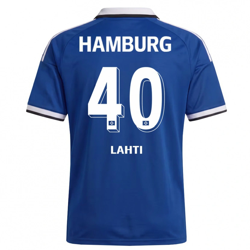 Danxen Kinder Elias Lahti #40 Weiß Blau Auswärtstrikot Trikot 2026/27 T-Shirt Schweiz
