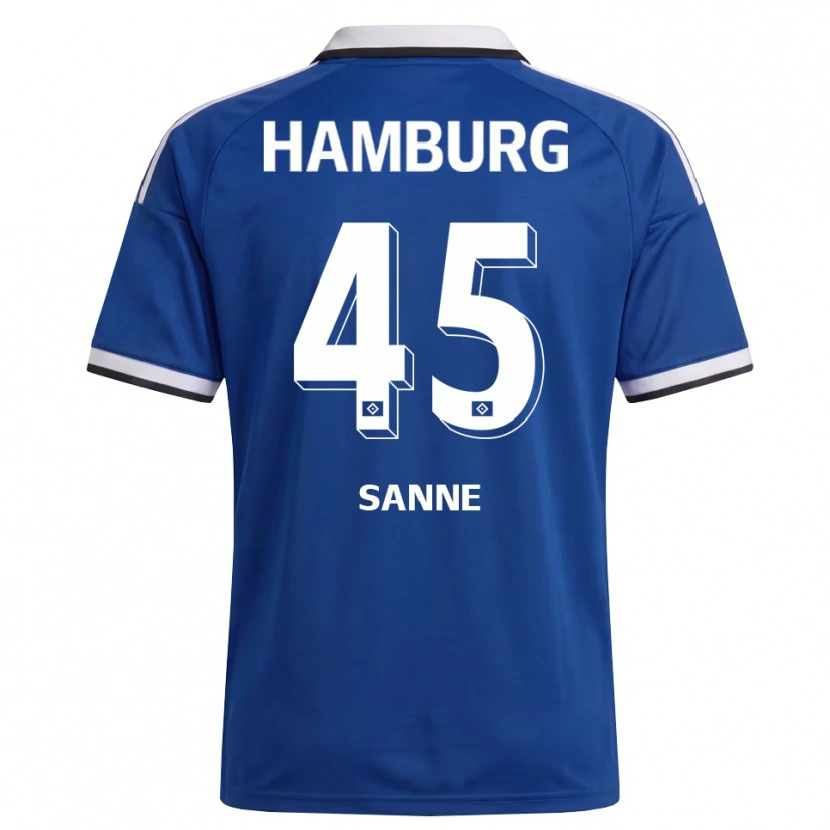 Danxen Kinder Tom Sanne #45 Weiß Blau Auswärtstrikot Trikot 2026/27 T-Shirt Schweiz
