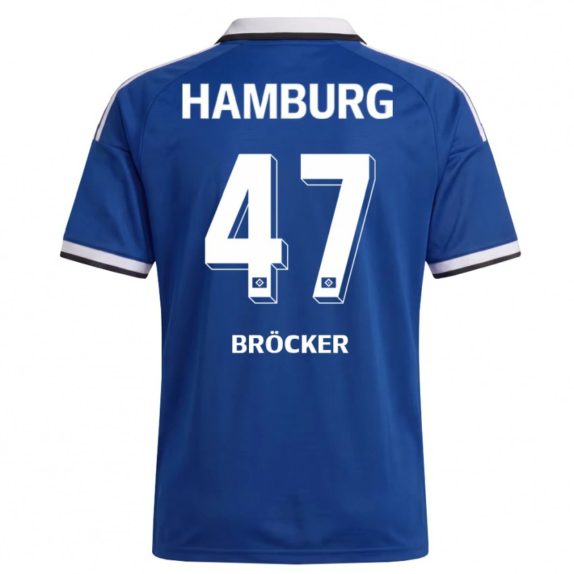 Danxen Kinder Mads Bröcker #47 Weiß Blau Auswärtstrikot Trikot 2026/27 T-Shirt Schweiz