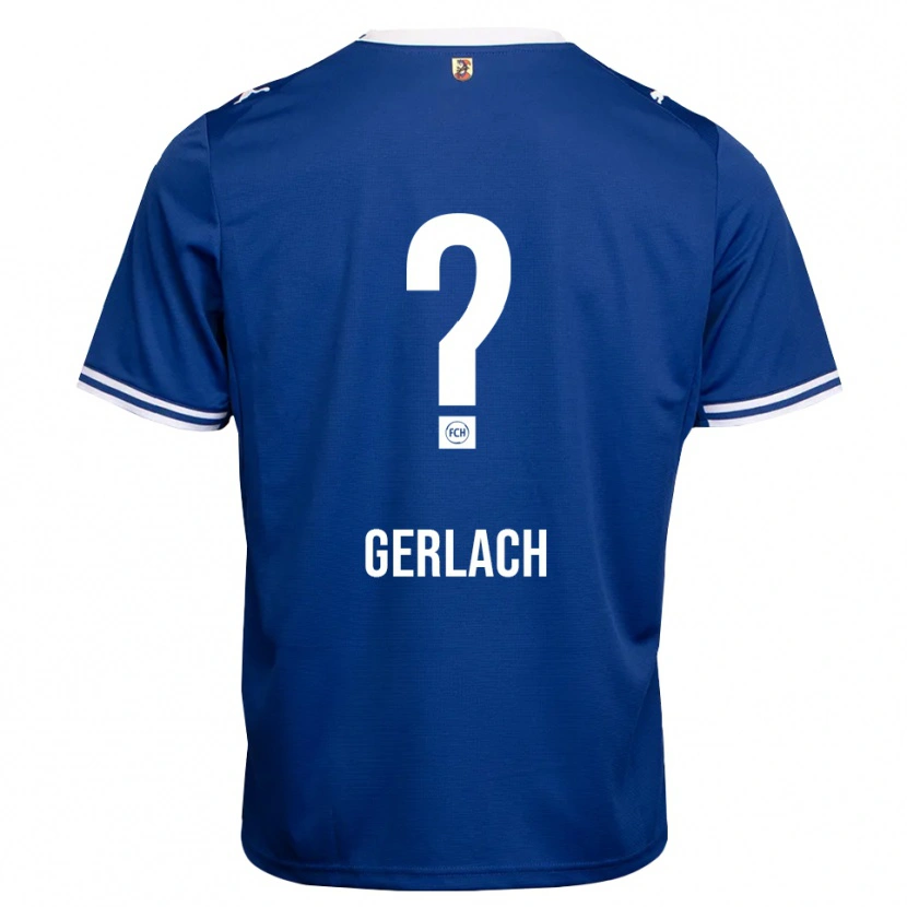 Danxen Kinder Tom Gerlach #0 Königsblau Weiß Auswärtstrikot Trikot 2026/27 T-Shirt Schweiz