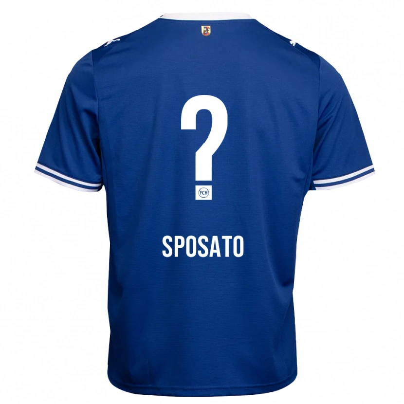Danxen Kinder Lennard Sposato #0 Königsblau Weiß Auswärtstrikot Trikot 2026/27 T-Shirt Schweiz