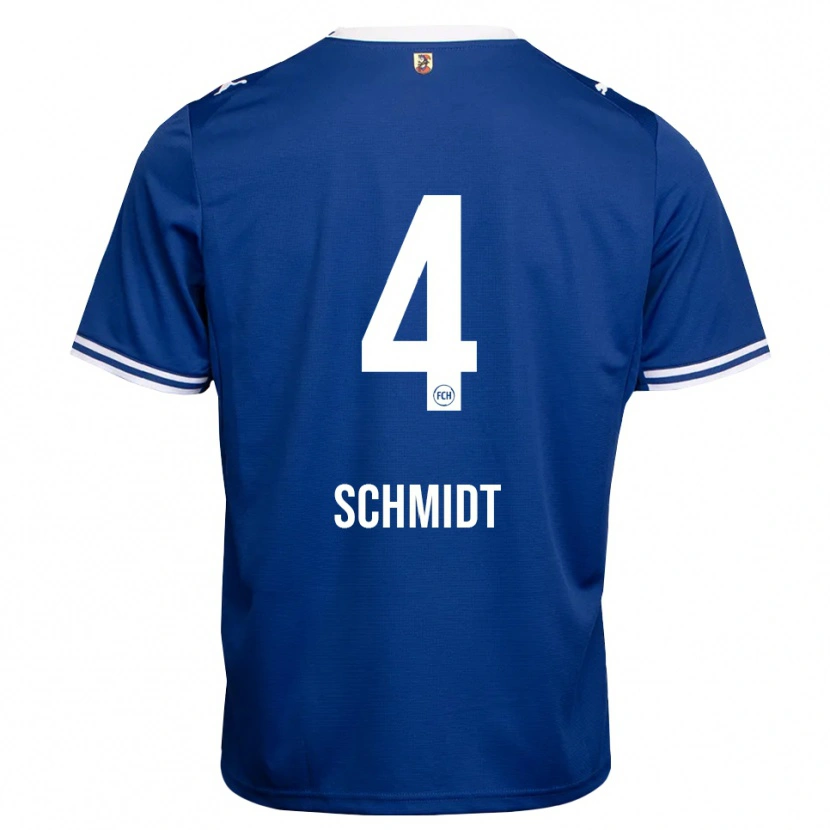 Danxen Kinder Luke Schmidt #4 Königsblau Weiß Auswärtstrikot Trikot 2026/27 T-Shirt Schweiz