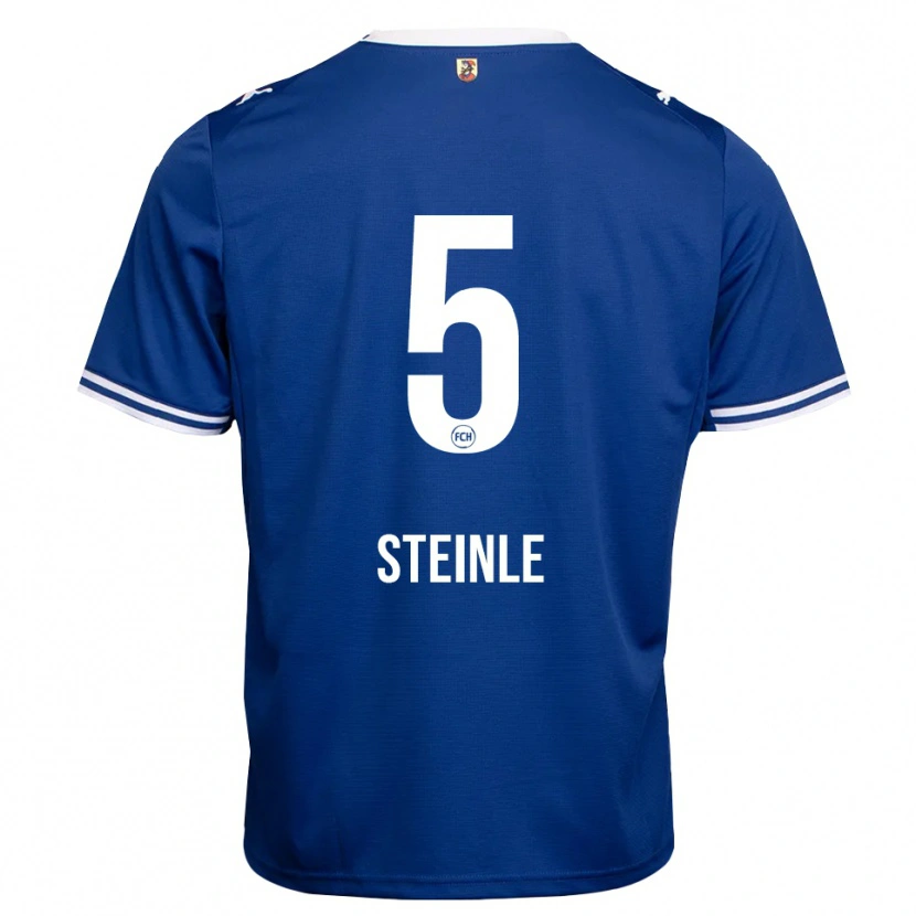 Danxen Kinder Joel Steinle #5 Königsblau Weiß Auswärtstrikot Trikot 2026/27 T-Shirt Schweiz