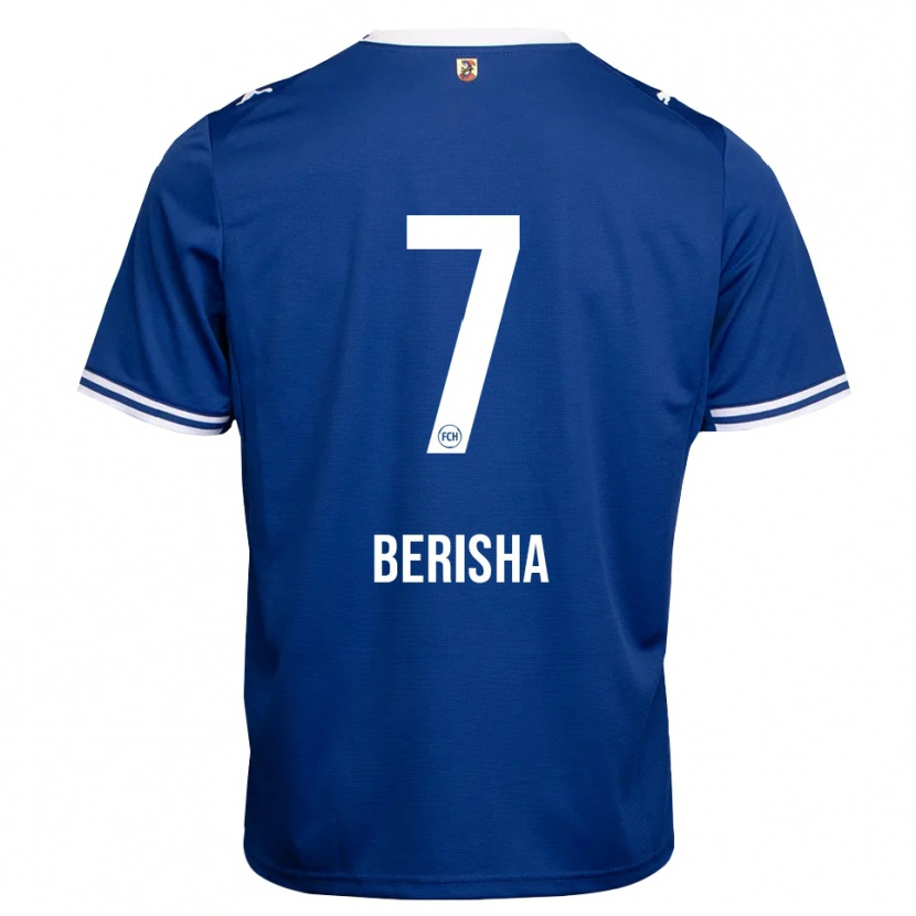 Danxen Kinder Imran Berisha #7 Königsblau Weiß Auswärtstrikot Trikot 2026/27 T-Shirt Schweiz
