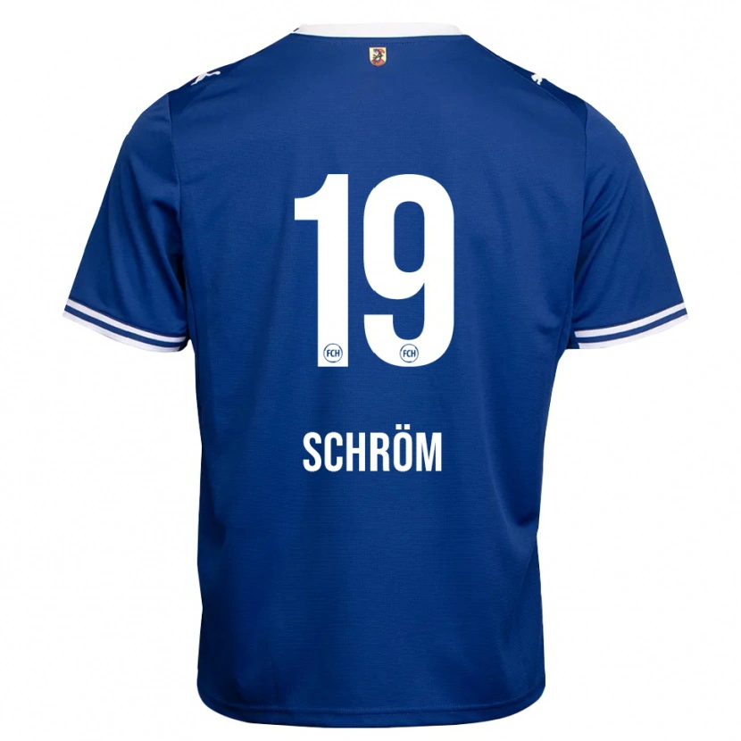 Danxen Kinder Aline Schröm #19 Königsblau Weiß Auswärtstrikot Trikot 2026/27 T-Shirt Schweiz
