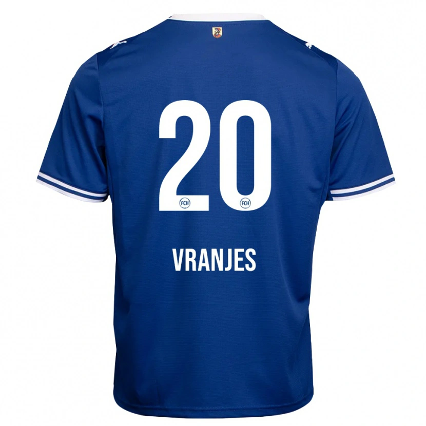 Danxen Kinder Rafael Vranjes #20 Königsblau Weiß Auswärtstrikot Trikot 2026/27 T-Shirt Schweiz