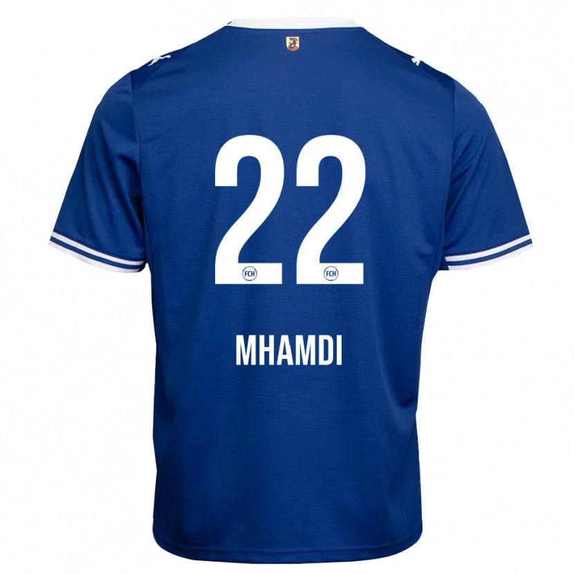 Danxen Kinder Oualid Mhamdi #22 Königsblau Weiß Auswärtstrikot Trikot 2026/27 T-Shirt Schweiz