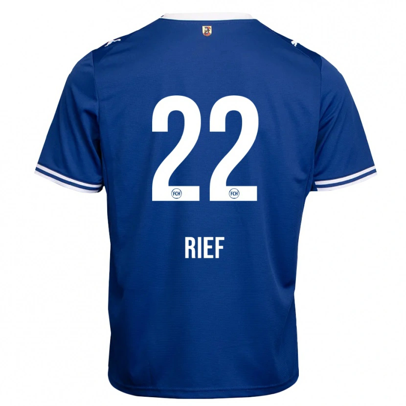 Danxen Kinder Eugen Rief #22 Königsblau Weiß Auswärtstrikot Trikot 2026/27 T-Shirt Schweiz