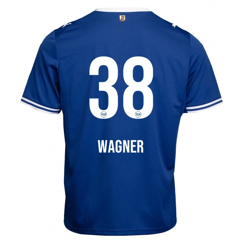 Danxen Kinder Yannik Wagner #38 Königsblau Weiß Auswärtstrikot Trikot 2026/27 T-Shirt Schweiz