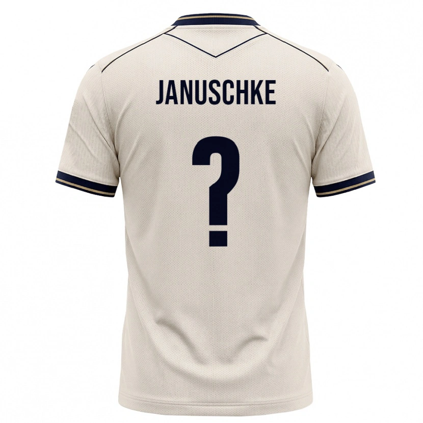 Danxen Kinder Tim Januschke #0 Creme Tiefblau Auswärtstrikot Trikot 2026/27 T-Shirt Schweiz