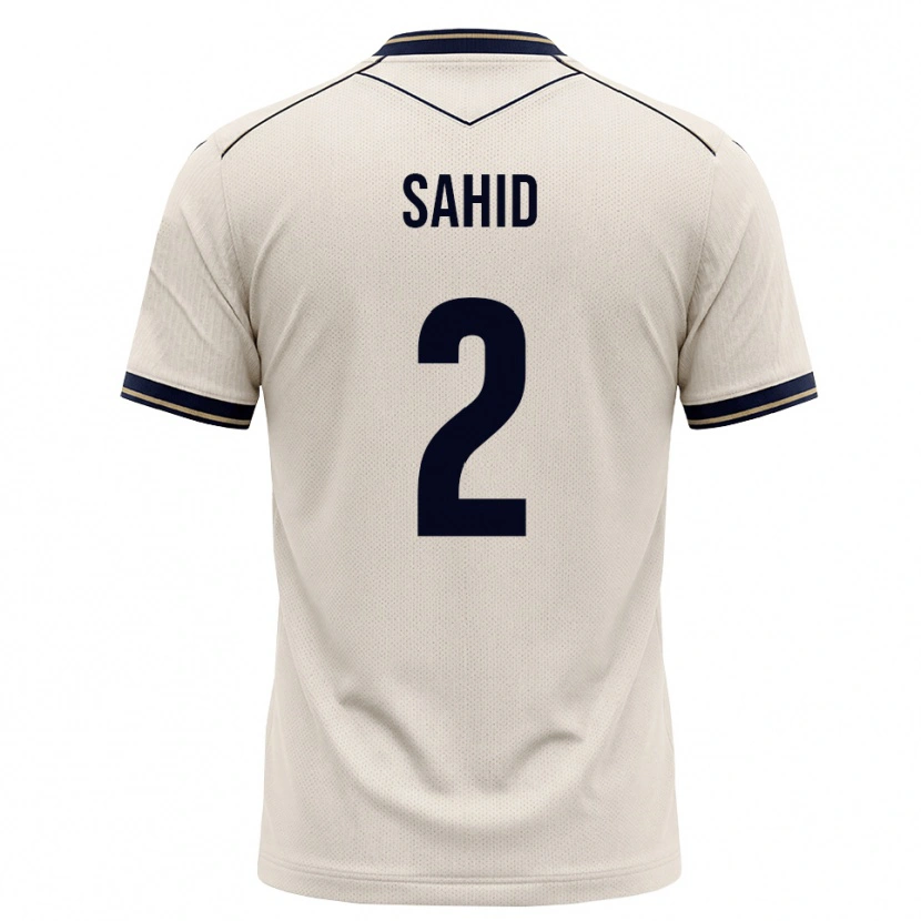 Danxen Kinder Mohamed Sahid #2 Creme Tiefblau Auswärtstrikot Trikot 2026/27 T-Shirt Schweiz
