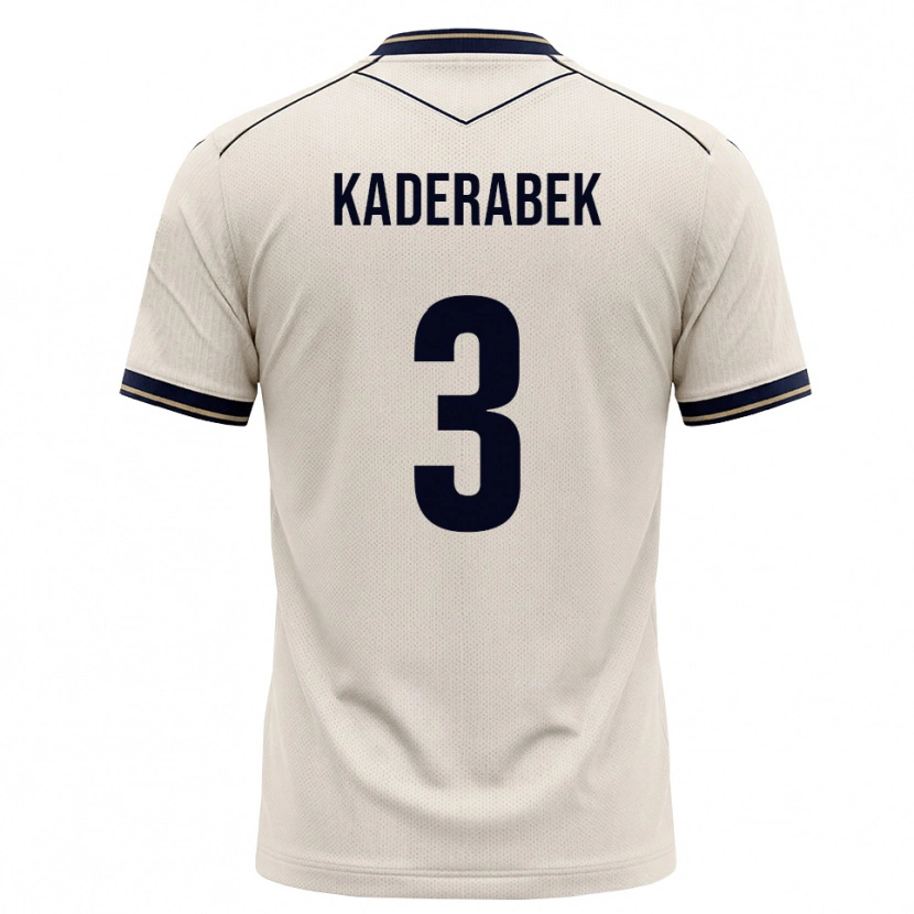 Danxen Kinder Pavel Kaderabek #3 Creme Tiefblau Auswärtstrikot Trikot 2026/27 T-Shirt Schweiz