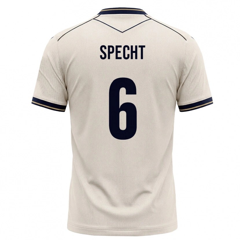 Danxen Kinder Michaela Specht #6 Creme Tiefblau Auswärtstrikot Trikot 2026/27 T-Shirt Schweiz