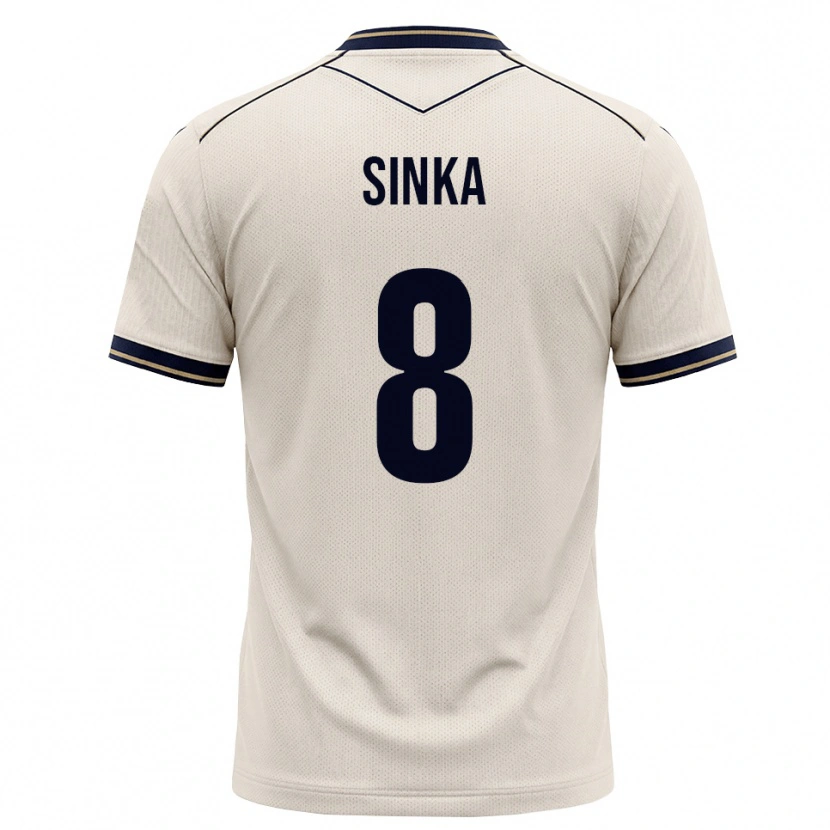 Danxen Kinder Napsugár Sinka #8 Creme Tiefblau Auswärtstrikot Trikot 2026/27 T-Shirt Schweiz