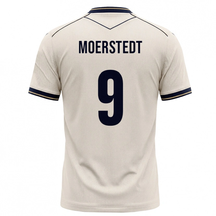 Danxen Kinder Max Moerstedt #9 Creme Tiefblau Auswärtstrikot Trikot 2026/27 T-Shirt Schweiz