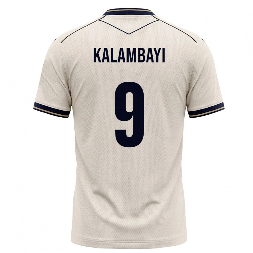 Danxen Kinder Simon Kalambayi #9 Creme Tiefblau Auswärtstrikot Trikot 2026/27 T-Shirt Schweiz