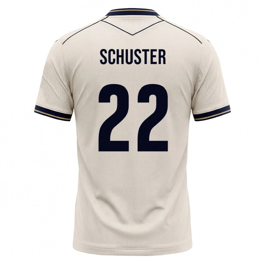 Danxen Kinder Julian Schuster #22 Creme Tiefblau Auswärtstrikot Trikot 2026/27 T-Shirt Schweiz