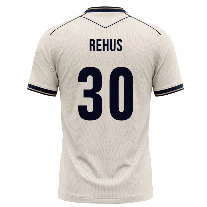 Danxen Kinder Milan Rehus #30 Creme Tiefblau Auswärtstrikot Trikot 2026/27 T-Shirt Schweiz