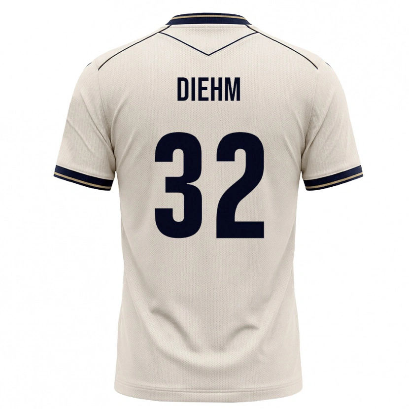 Danxen Kinder Vanessa Diehm #32 Creme Tiefblau Auswärtstrikot Trikot 2026/27 T-Shirt Schweiz