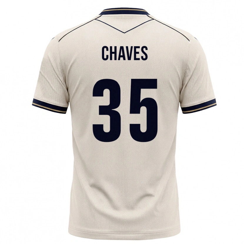 Danxen Kinder Arthur Chaves #35 Creme Tiefblau Auswärtstrikot Trikot 2026/27 T-Shirt Schweiz