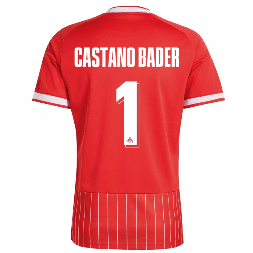 Danxen Kinder Simeon Castano Bader #1 Rot Weiß Grün Auswärtstrikot Trikot 2026/27 T-Shirt Schweiz