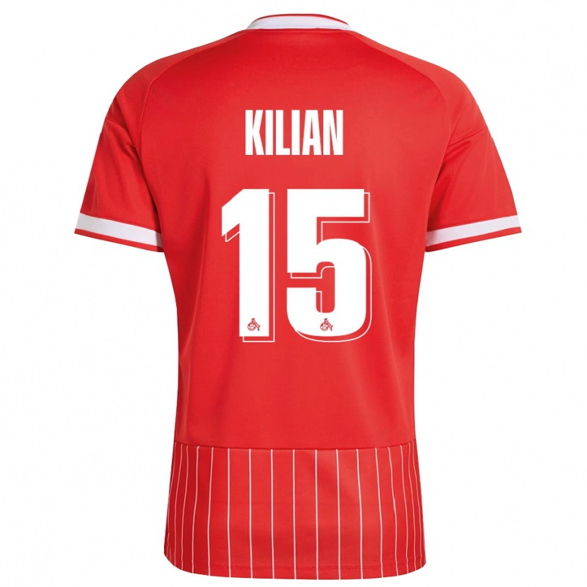 Danxen Kinder Luca Kilian #15 Rot Weiß Grün Auswärtstrikot Trikot 2026/27 T-Shirt Schweiz