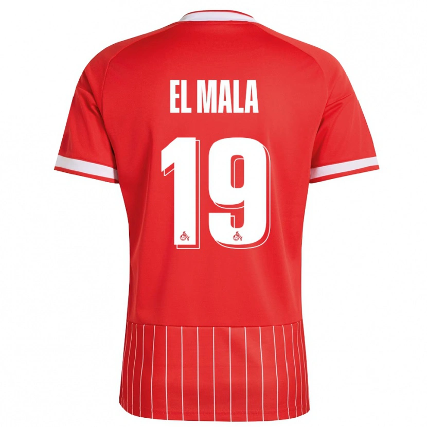 Danxen Kinder Malek El Mala #19 Rot Weiß Grün Auswärtstrikot Trikot 2026/27 T-Shirt Schweiz
