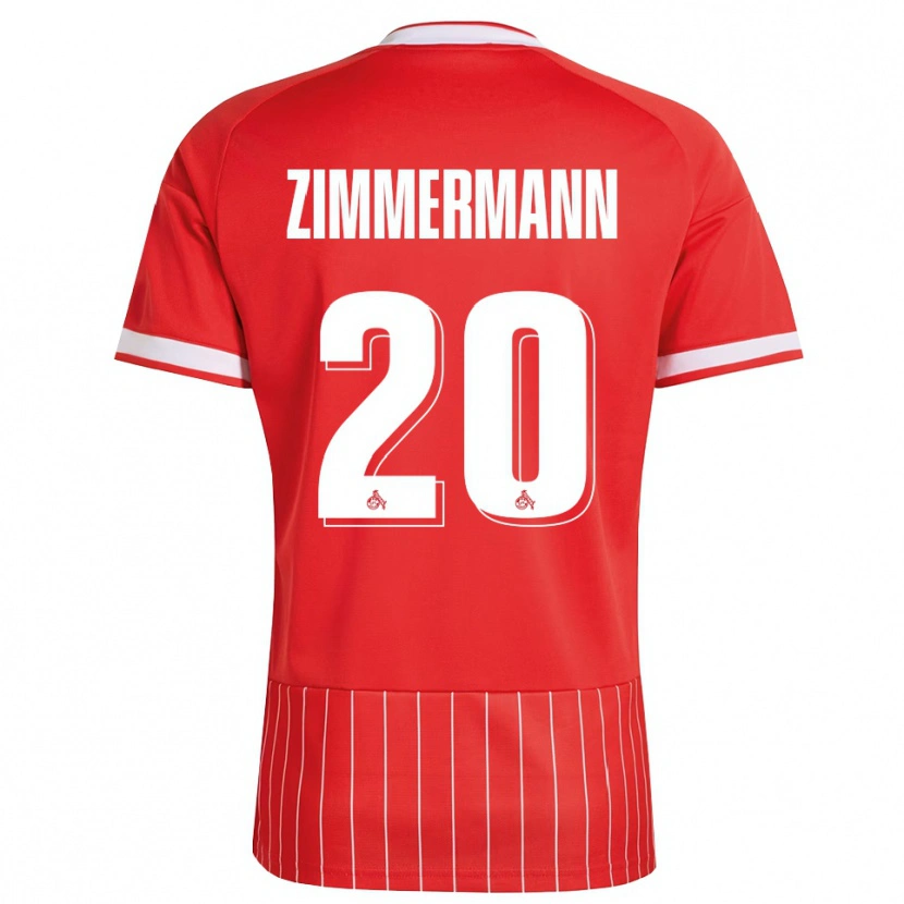 Danxen Kinder Nick Zimmermann #20 Rot Weiß Grün Auswärtstrikot Trikot 2026/27 T-Shirt Schweiz