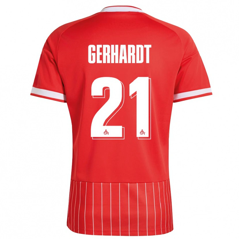 Danxen Kinder Anna Gerhardt #21 Rot Weiß Grün Auswärtstrikot Trikot 2026/27 T-Shirt Schweiz