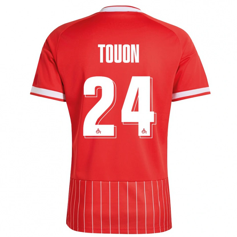 Danxen Kinder Ella Touon #24 Rot Weiß Grün Auswärtstrikot Trikot 2026/27 T-Shirt Schweiz