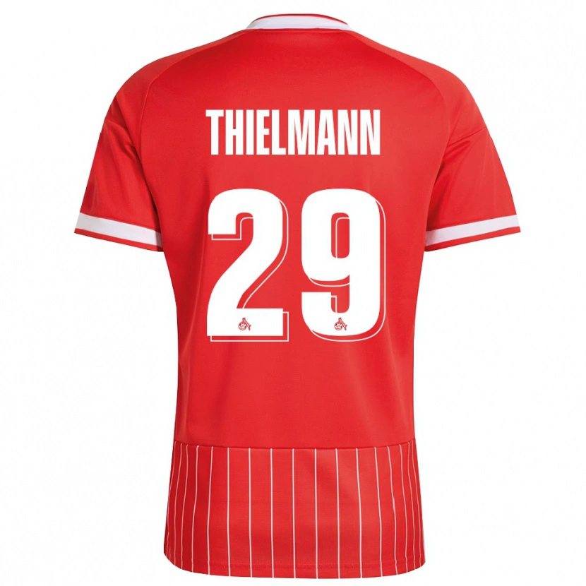 Danxen Kinder Jan Thielmann #29 Rot Weiß Grün Auswärtstrikot Trikot 2026/27 T-Shirt Schweiz