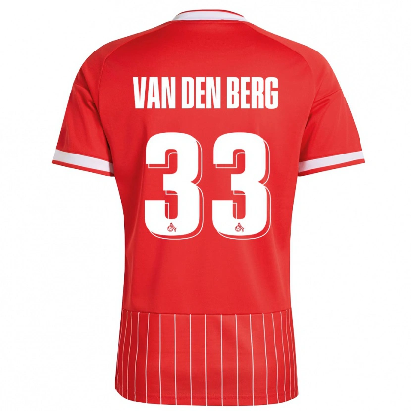 Danxen Kinder Rav Van Den Berg #33 Rot Weiß Grün Auswärtstrikot Trikot 2026/27 T-Shirt Schweiz