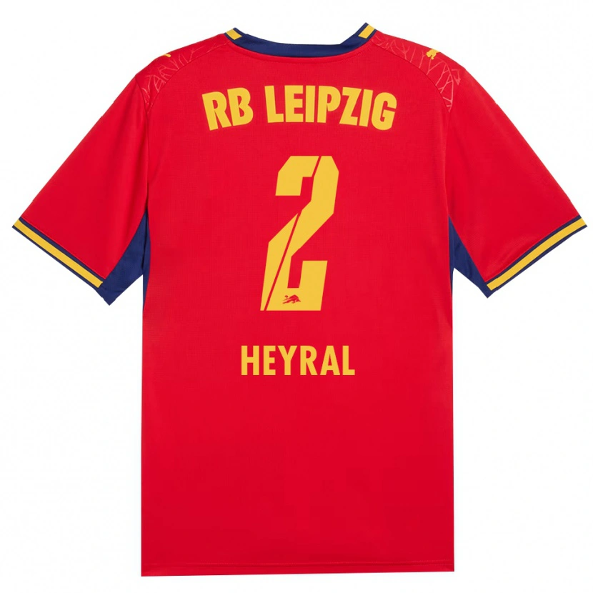 Danxen Kinder Neo Heyral #2 Rot Gelb Königsblau Auswärtstrikot Trikot 2026/27 T-Shirt Schweiz
