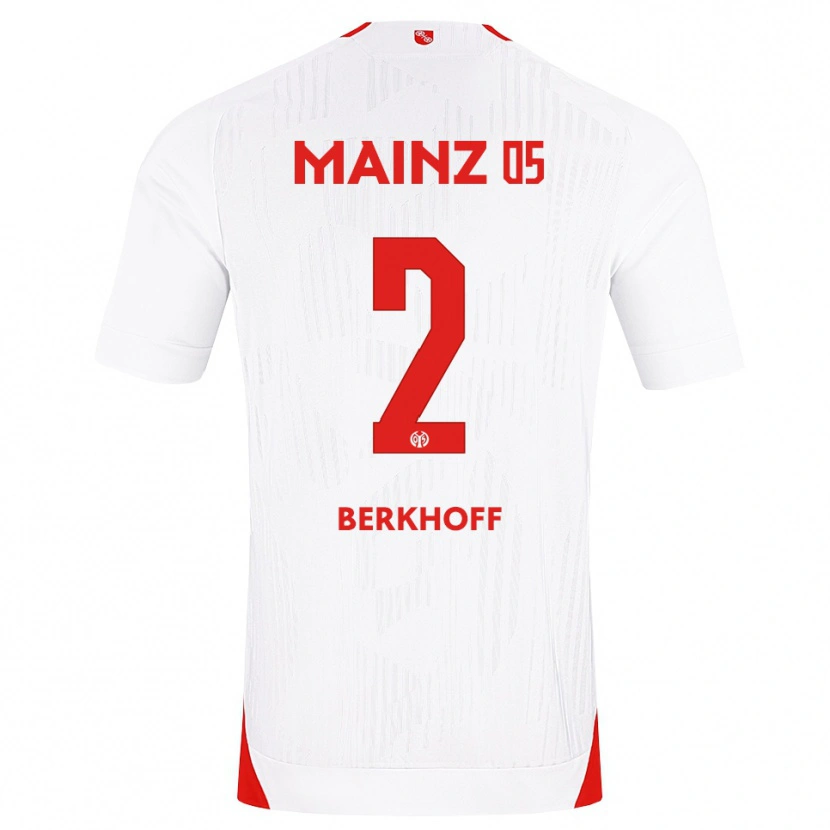 Danxen Kinder Jonas Berkhoff #2 Weiß Rot Gelb Auswärtstrikot Trikot 2026/27 T-Shirt Schweiz